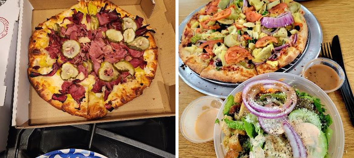 Pine Grove Pizza aka D'Bad Pizza Menu